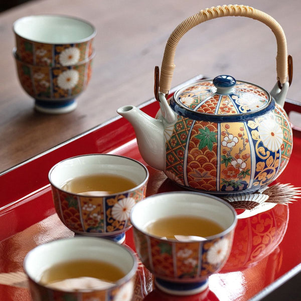 Miyabi Japanese Tea Set – 6-Piece Ceramic Set