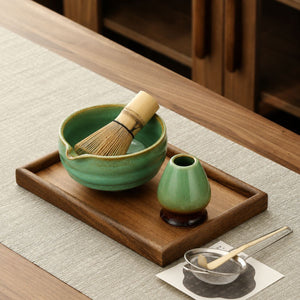 Akari Matcha set – 5-Piece ceramic ceremony kit – Sage Green