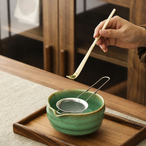 Akari Matcha set – 5-Piece ceramic ceremony kit – Sage Green