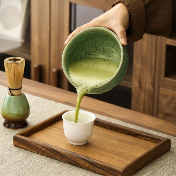 Akari Matcha set – 5-Piece ceramic ceremony kit – Sage Green