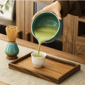 Akari Matcha set – 5-Piece ceramic ceremony kit – Sky Blue