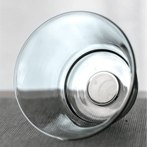Halo Glass tea brewing set with magnetic dispenser