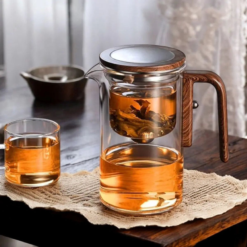 Kanso glass teapot with infuser
