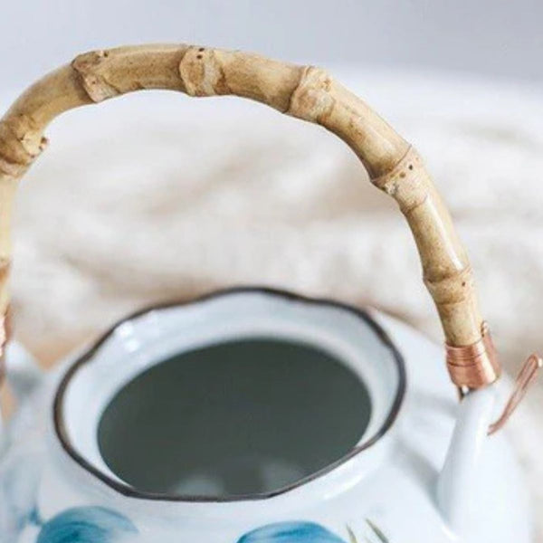 Kingyo Japanese Tea Set – Hand-Painted Ceramic – 5-Piece