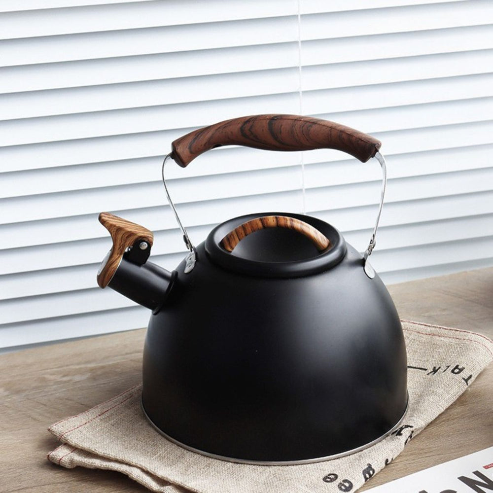 Mira 3L whistling kettle – Stainless steel – Matte Black