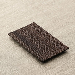 Noren Black walnut tea tray – Textured solid wood