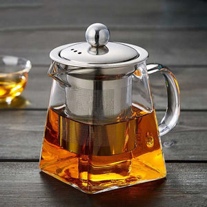 Sora glass teapot and tea set with infuser