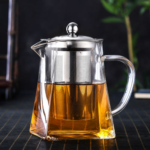 Sora glass teapot with infuser – Borosilicate Glass – 550ml to 950ml