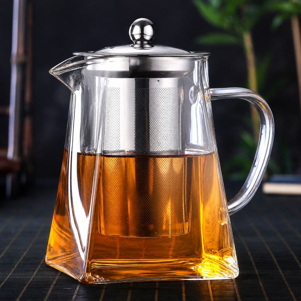 Sora glass teapot with infuser – Borosilicate Glass – 550ml to 950ml